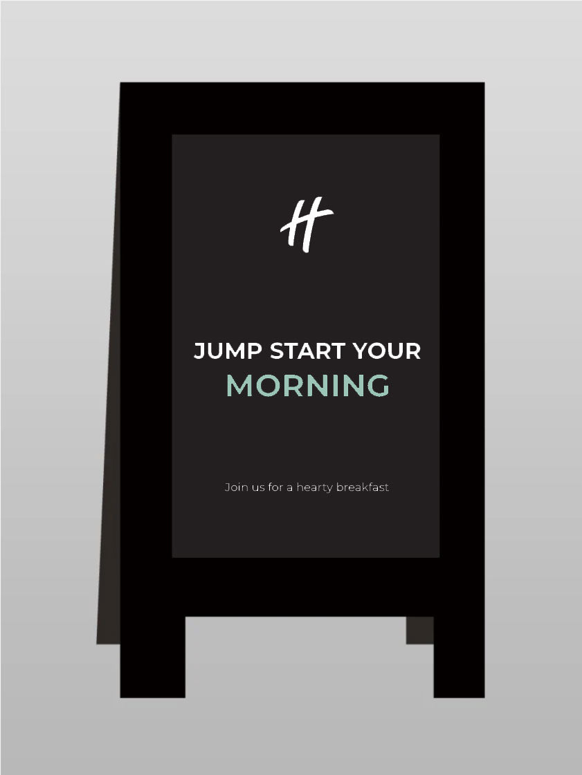 A-Frame Welcome Sign