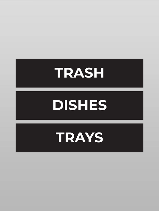 Inserts for Food Cart (Set of 3)