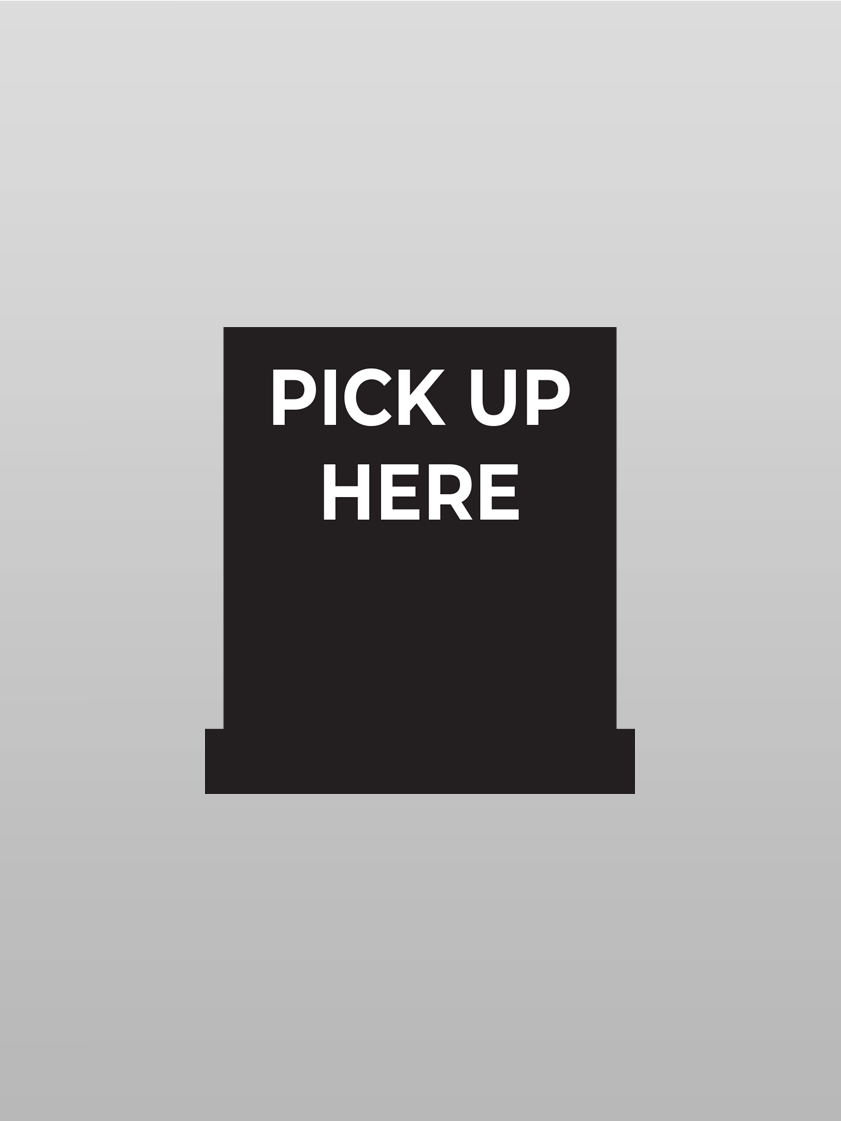 Pick Up Kiosk Sign