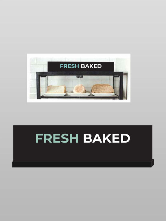 Bakery Case Sign W/ Base