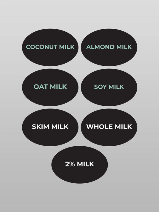 Milk Labels (Set of 7)