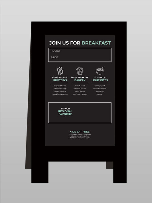 A-Frame Menu Board